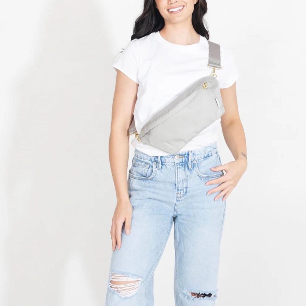 CANVELLE - Gray Crossbody Bag